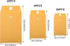 Zonon 100 Pieces Clasp Envelopes, Kraft Paper Catalog Clasp Envelope with Clasp Closure for Filing, Storing, Mailing (3