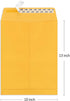 ValBox 10x13 Self Seal Catalog Envelopes, 150 Packs Brown Kraft Large Envelopes for Mailing and Storage