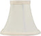 Livex Lighting S102 Bell Clip Chandelier Shade, Off White Silk