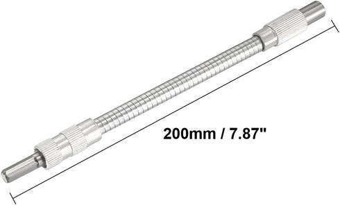 uxcell 1/4-Inch Drive x 8-Inch Flexible Socket Extension Ratchet by uxcell