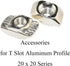 Sliding T Slot Nuts 2020 Series M3, 30 Pack Drop-in T Nuts, Carbon Steel Nickel Plated for Aluminum Profile