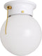Design House Millbridge Globe 6 Inch Diameter Indoor Ceiling Light Fixture with