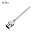 10pcs 15Gauge Stainless Steel Dispensing Needles, 1" All Metal Blunt Tips for Lab Use