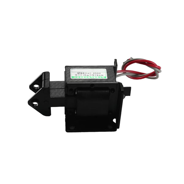 Fielect AC220V 1.5Kg Push Pull Type Solenoid Electromagnet, 15mm Stroke AC Solenoid Electromagnet
