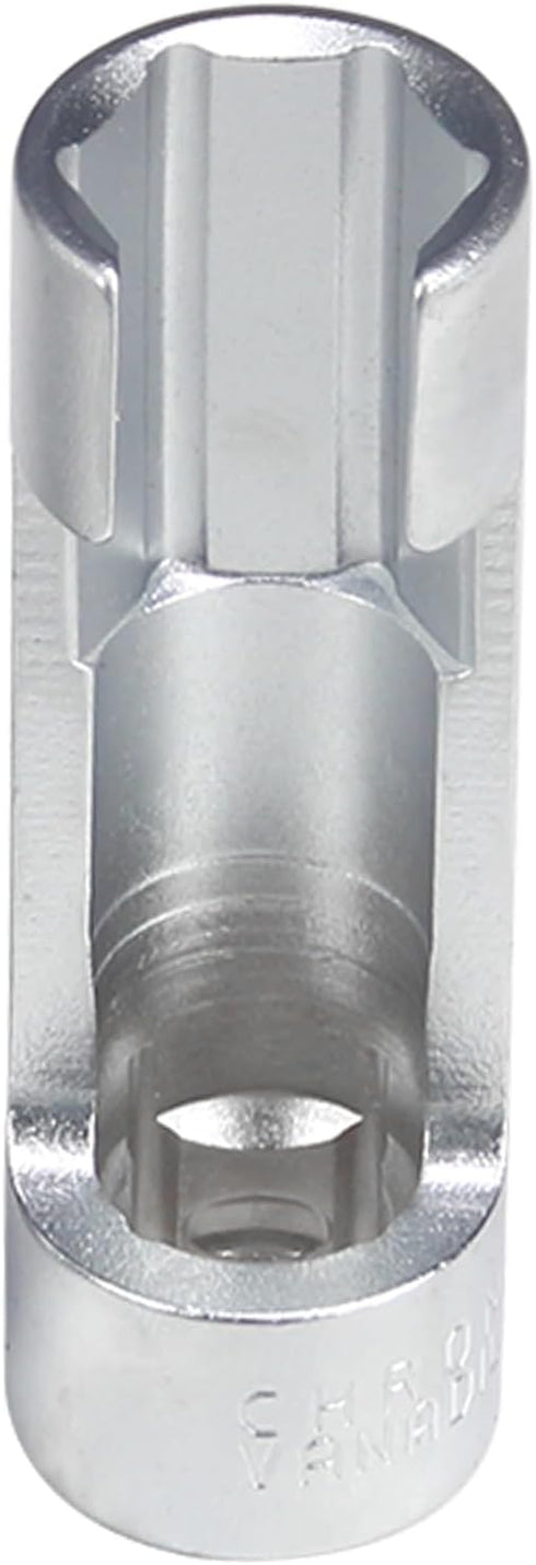 Diesel Injector Fuel Line Socket Set Difficult Access Flare Nut Wrench Spanner for Wired Temperature Sensors, Thermo Switches, ABS Tube, Master Cylinder, Coolant, etc (14MM(3/8"DR.)) by TradeINArt