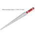 3-15mm Thread Stainless Steel Aperture Gauge, Inner Diameter Conical Ruler Measurement Tool for Plastic Pipes