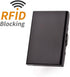 EASTNIGHTS Credit Card Holder - Stainless Steel Credit Card Case Metal ID Card Holder RFID Wallets