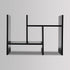 MASAKA B&W Japanese Style Desktop Organizer, Double H Plants Display Shelf, Adjustable Stackable Office Supplies