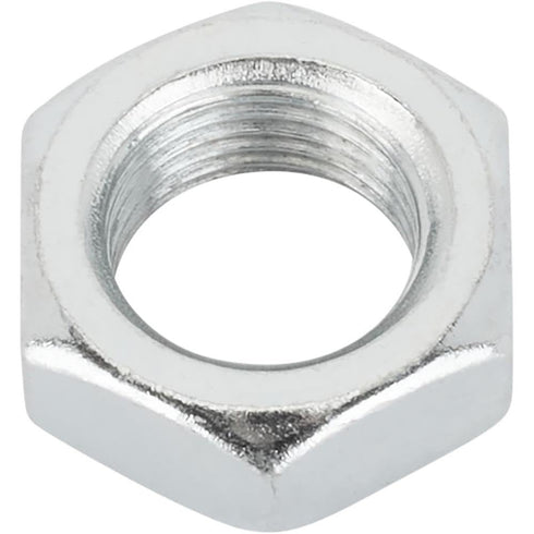 Speedway Motors 5/8 Inch-18 Pack 6 Steel Jam Nuts Right Hand NF Fine Thread, Thin Profile Zinc Plated Hardware for Rod