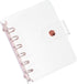 PATIKIL A7 Clear Binder Cover, Soft PVC Loose Leaf Binder Protector, Refillable Notebook Shell with Snap Button Closure