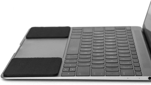 GRIFITI Small Slim Palm Pads Notebook Wrist Rest with Tacky Silicone for Computer MacBook & Laptop Keyboard Typing Pad