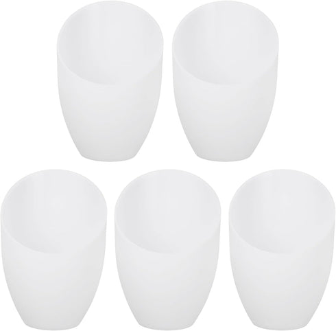 DOITOOL 5-Pack Horseshoe Design Lampshades 5.35X4.33X1.37 Inch Plastic Lamp Shade Covers for