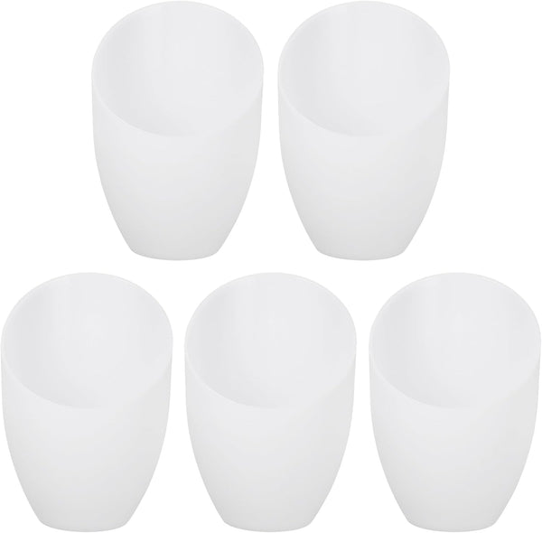DOITOOL 5-Pack Horseshoe Design Lampshades 5.35X4.33X1.37 Inch Plastic Lamp Shade Covers for