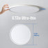 12 Inch Dimmable 24W 2640LM 3000K/4000K/5000K, 240W Slim LED Flush Mount Ceiling Light Fixtures, House Upgrade Led