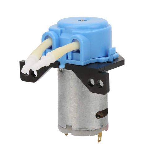 Hilitand DC 6V Peristaltic Liquid Pump, Constant Flow Self Priming Lab Pump 2X4mm (Blue)