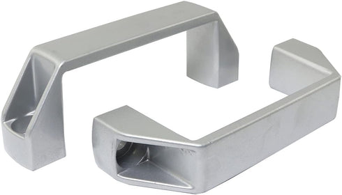 2-Pack Silver Aluminium Alloy Handle Rectangular Industrial Pull Handle for 20 Series Aluminum Extrusion Profile Accessories 90mm by PZRT