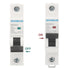Baomain 6A AC Miniature Circuit Breaker, 1 Pole Circuit Breaker AC 400V 50Hz 6000A, C65 MCB DIN Rail Mount, MBM6C-1P