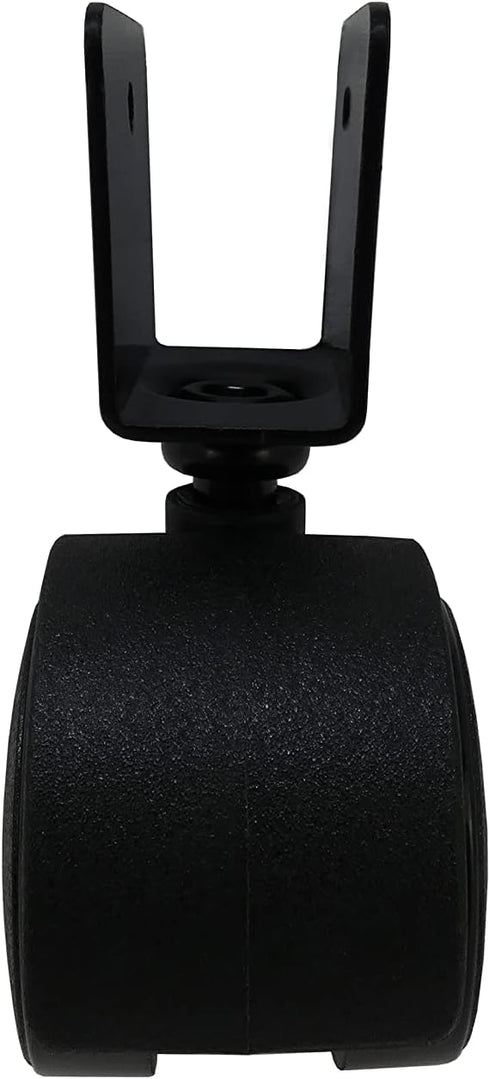 Shepherd Hardware 9420 1-5/8-Inch Twin Wheel Office Chair Caster, 11/16-Inch U-Bracket, 40-lb Load Capacity, 2-Pack,