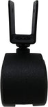 Shepherd Hardware 9420 1-5/8-Inch Twin Wheel Office Chair Caster, 11/16-Inch U-Bracket, 40-lb Load Capacity, 2-Pack,