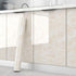 Yancorp 16"x120" Cream White Contact Paper, Removable Wallpaper Peel and Stick for Waterproof Marble Countertops,