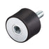uxcell M8 Thread Male Female Rubber Mounts, Vibration Isolators, Shock Absorber 30mm x 20mm Black