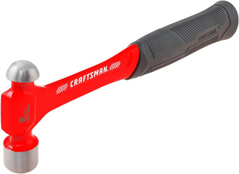 CMHT54177 8OZ HAMMER, (Pack 2) CRAFTSMAN CRAFTSMAN BALL PEEN Red