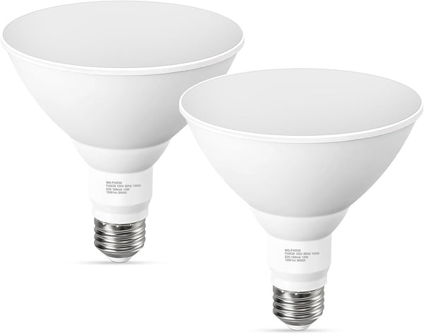 GvvooHome PAR38 Outdoor Flood Light Bulbs, LED Flood Light Bulb Warm White