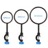 StonyLab Support Retort Ring Set, 3 Pieces Iron Lab Support Ring with Boss Head for Laboratory Experiment