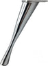 Topjia Furniture Cupboard Metal Legs,Coffee Table TV Stand Leg,Straight Conical Metal Foot with
