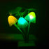 7 Pack 4 AUSAYE Sensor Night Light Plug Into Wall,Auto Night Lights Led Colors Cute LED Lamp Mushroom Light