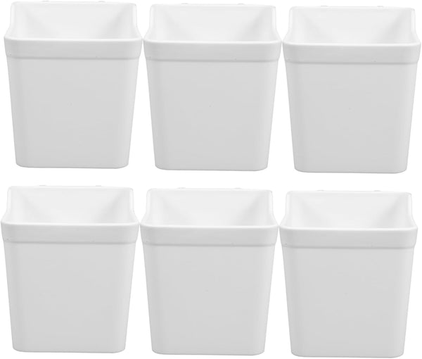 6pcs Pegboard Bins Organizer Kit for Garage and Workbench Storage Flexible Positioning