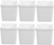 6pcs Pegboard Bins Organizer Kit for Garage and Workbench Storage Flexible Positioning