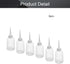 Utoolmart 6pcs Squeeze Bottle - 250ml Plastic Glue Oil Wash Bottles for DIY Label Tattoo