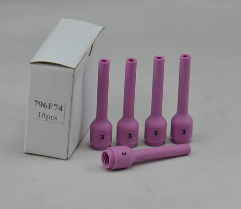 RIVERWELD Assorted Size TIG Alumina Nozzles Ceramic Cups Kit 796F74 (#3XL 3/16") 796F75 (#4XL 1/4") 796F76 (#5XL 5/16")