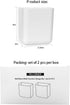 T-H-See Remote Holders Wall Mount, Hole Free Self-Adhesive Storage Box & Pen Holder, 2 Pack