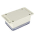 YXQ Clear Cover Junction Box, Waterproof ABS Project Case Enclosure with Hole for Cable Wire Connect, 100x68x50mm