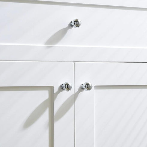 Ywmsfl 6Pcs Furniture Decorative Handle Modern Zincs Alloy Dressers Knob Round Ball Bedside Cabinet Pull Easy