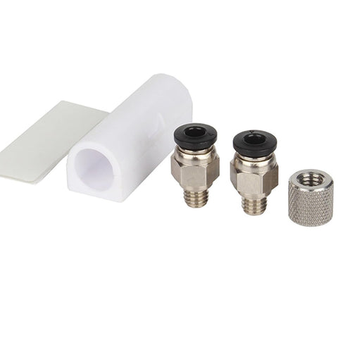 3PCS Bambu Lab Upgrade PTFE Tube Connector, Compatible with X1 X1C X1E P1P P1S, Stainless Steel, Anti-Oxidation