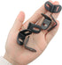 ITROLLE 20PCS 25x25x23mm L Corner Brace Adjustable Right Angle Bracket Black L-Shape Bracket with Screws for Wood
