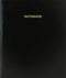 BookFactory Mayonnaise Log Book/Journal/Logbook - 120 Page, 8.5''x11'', Black Hardbound (XLog-120-7CS-A-L-Black(Mayonnaise Log Book))
