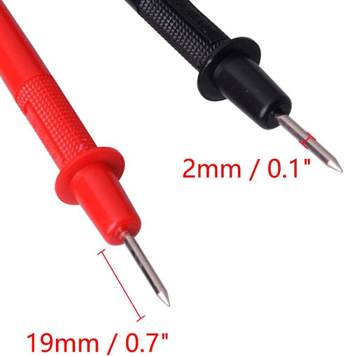 2 Pair 27inch Long Multimeter Test Lead Probe Wire Cable with Banana Plug for Dc Power Supply 1000v by COMOK