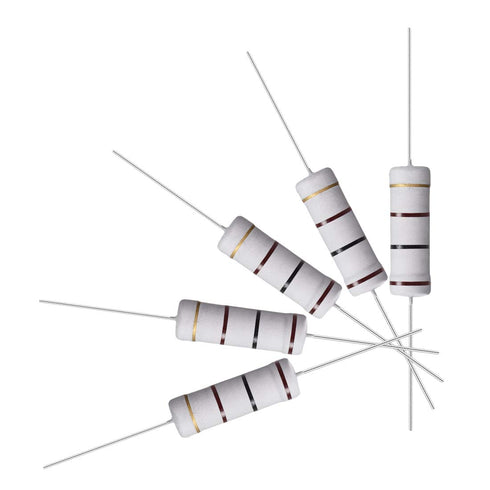 uxcell 10Pcs 100 Ohm Resistor, 5W Metal Oxide Film Resistors for DIY Electronic Projects, Flame Proof