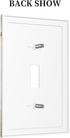 HTSAHKV 3 5 Inch Highland Cow Family Wall Plate Light Switch Cover Single Gang Outlet Faceplate Print Plate Cover X