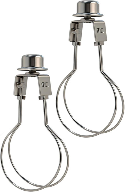 zuozuobubu 2-Pack Bulb Bulb,High Lamp Shade Light Clip Adapter, Clip on Lampshade Adapter & Clip on Lampshade Light