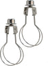 zuozuobubu 2-Pack Bulb Bulb,High Lamp Shade Light Clip Adapter, Clip on Lampshade Adapter & Clip on Lampshade Light