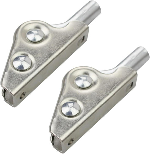 Toddmomy 2pcs Black Steel Self-Locking Furniture Folding Hinges with 5-Position Adjustable Ratchet
