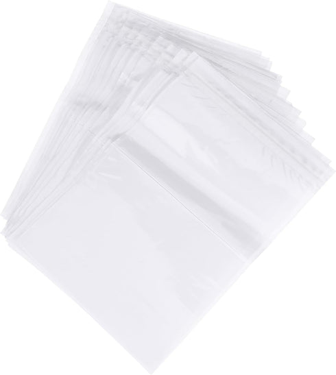 PATIKIL 7x10.5" Clear Packing List Envelope, 100 Pack, Plastic Waterproof, Self-Adhesive Side Loading Pouch