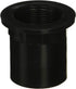 Westbrass 442A ABS Adapter, Black, 1-1/2 inch