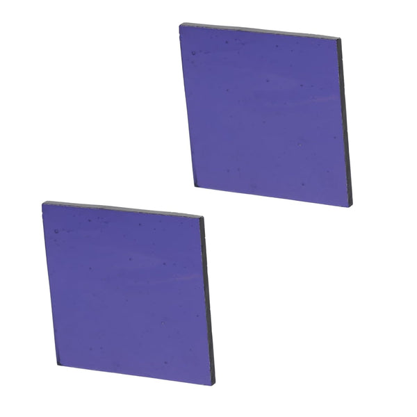 Mobestech 2pcs Sheet Blue Glass Cobalt Clear Gel Reflective Fire Glass for Labs Experiment Science