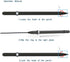 WSD Mechanical Pencils, Magnetic Control Pencil, CNC Machined, Universal 2.0mm Refill, Black